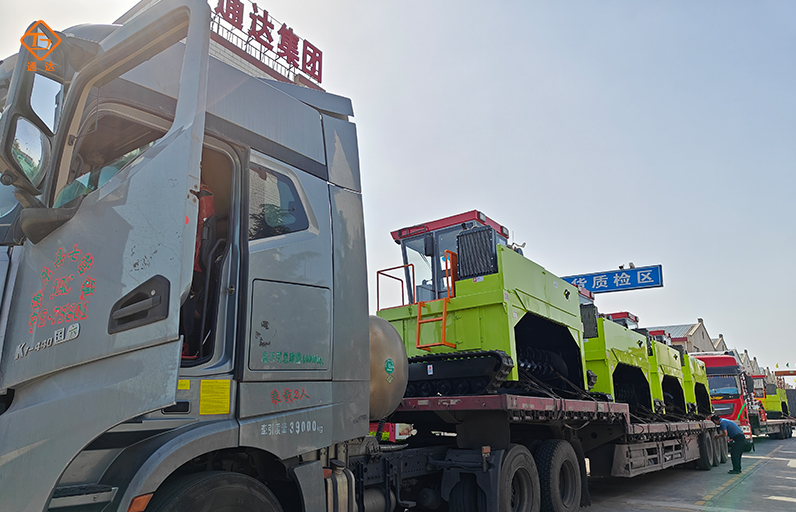 寧夏海原5臺定制履帶翻拋機發貨 寧夏海原5臺定制履帶翻拋機發貨